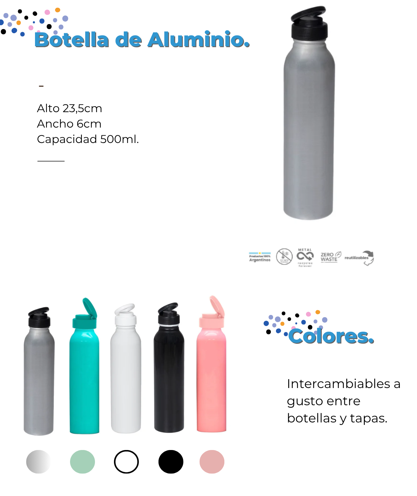 BOTELLA DE ALUMINIO