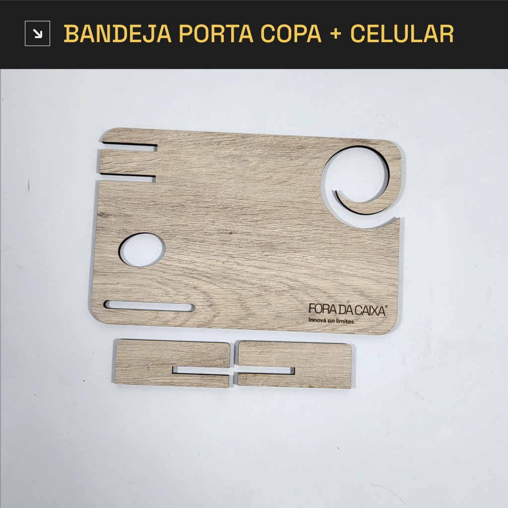 Bandeja porta copa y celular , foto 3 de 3
