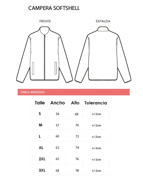 Campera Softshell, foto 3 de 3