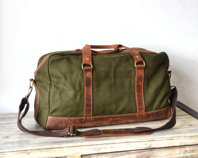 Bolso de Lona y Cuero, foto 4 de 6