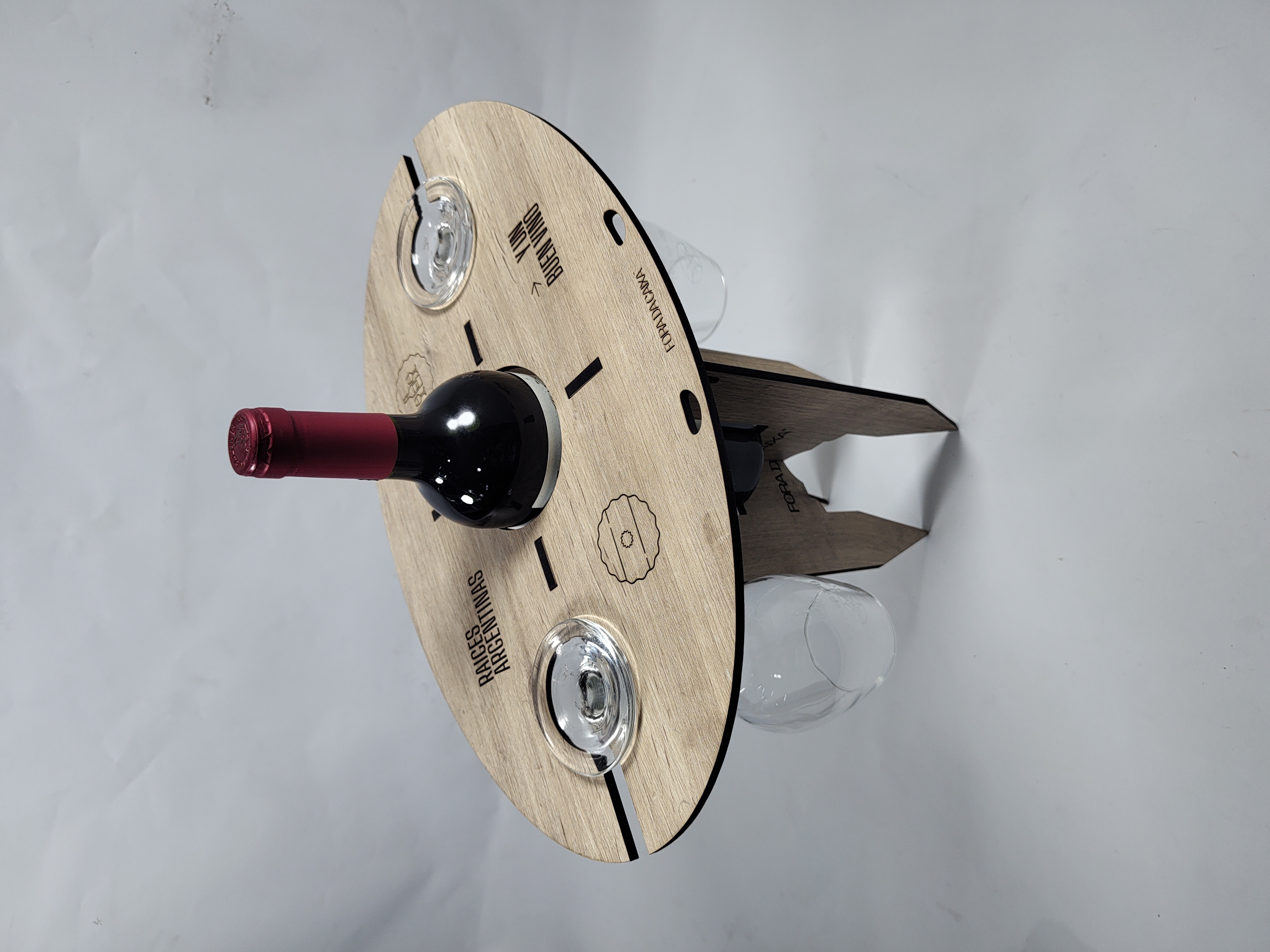 Mesa de vino con porta copas , foto 2 de 5