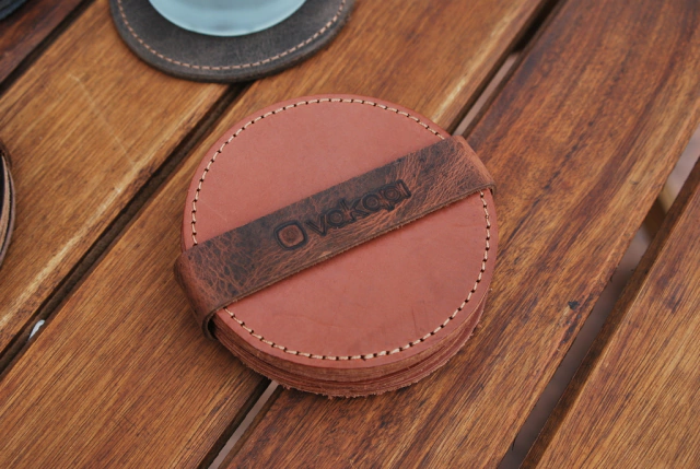 Posa Vasos de Cuero – Pack x 6 Unidades, foto 4 de 4