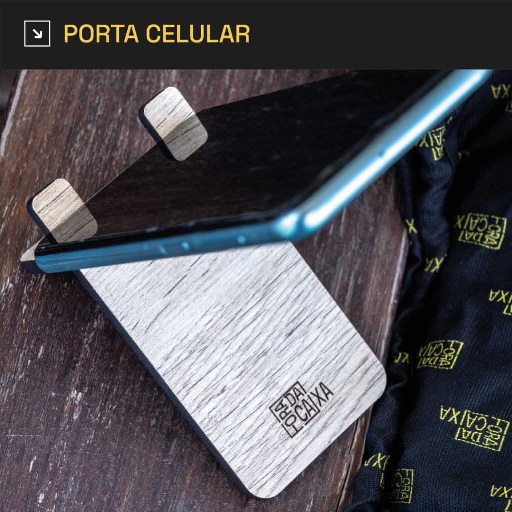 Porta celular grabado, foto 1 de 4