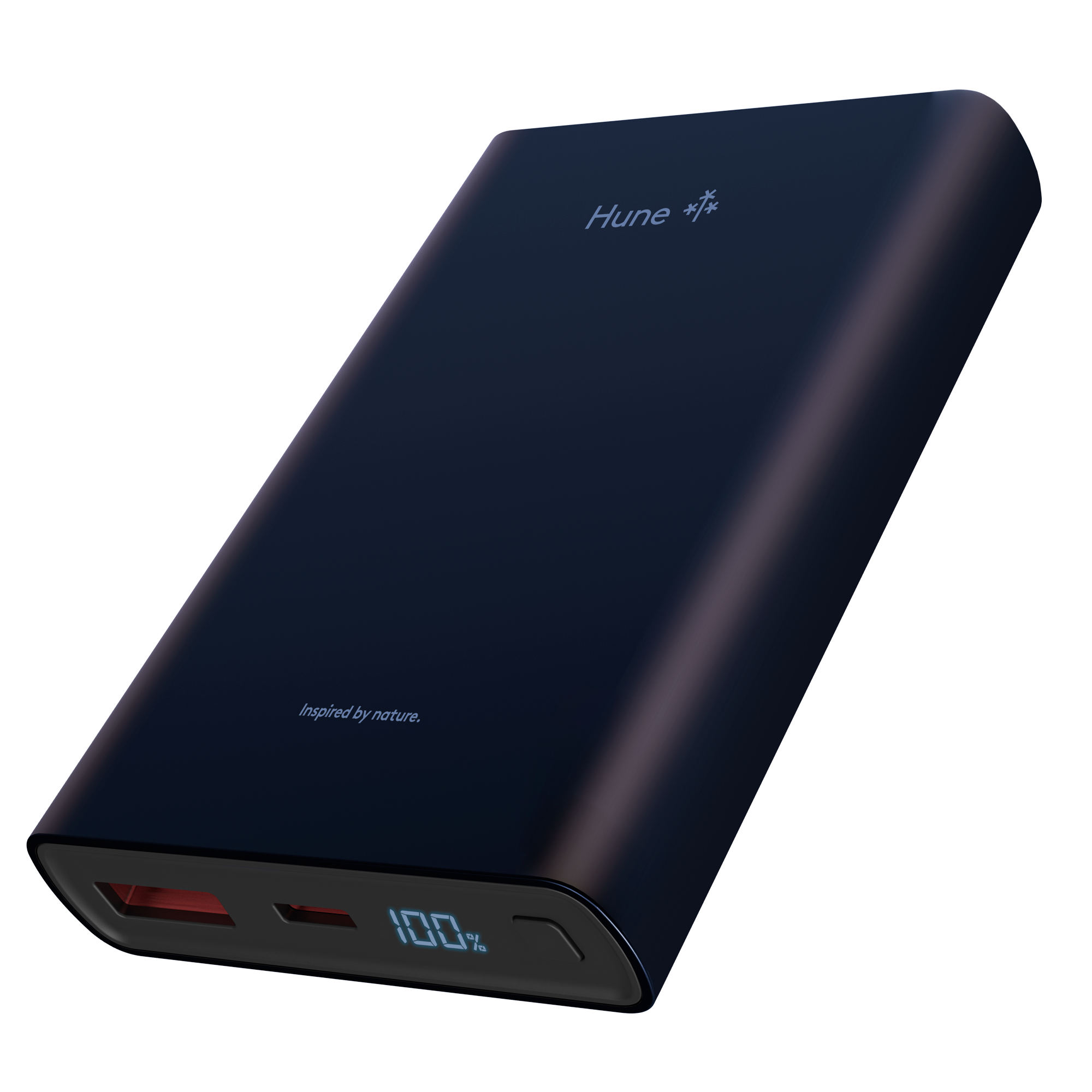 Power Bank Hune Halcon Led 10,000 Mah Carga Rápida Usb-c Azul, foto 2 de 2