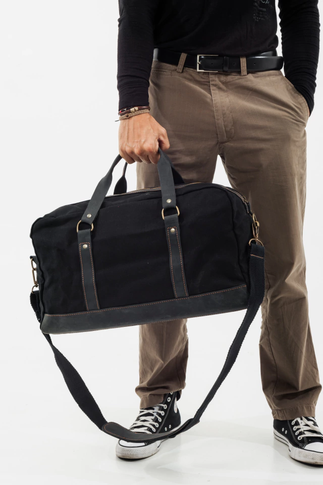 Bolso de Lona y Cuero, foto 1 de 6