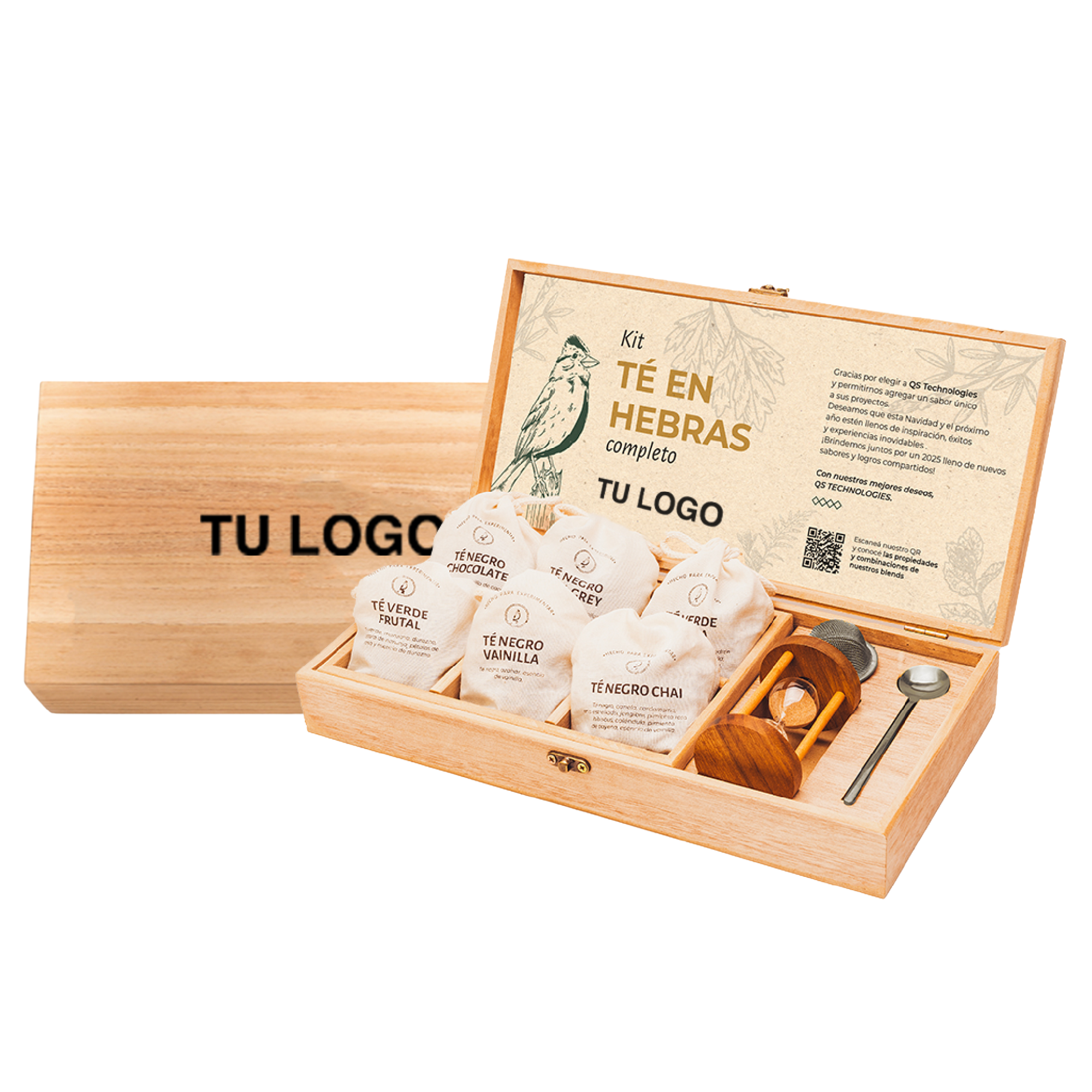 KIT TÉ EN HEBRAS COMPLETO