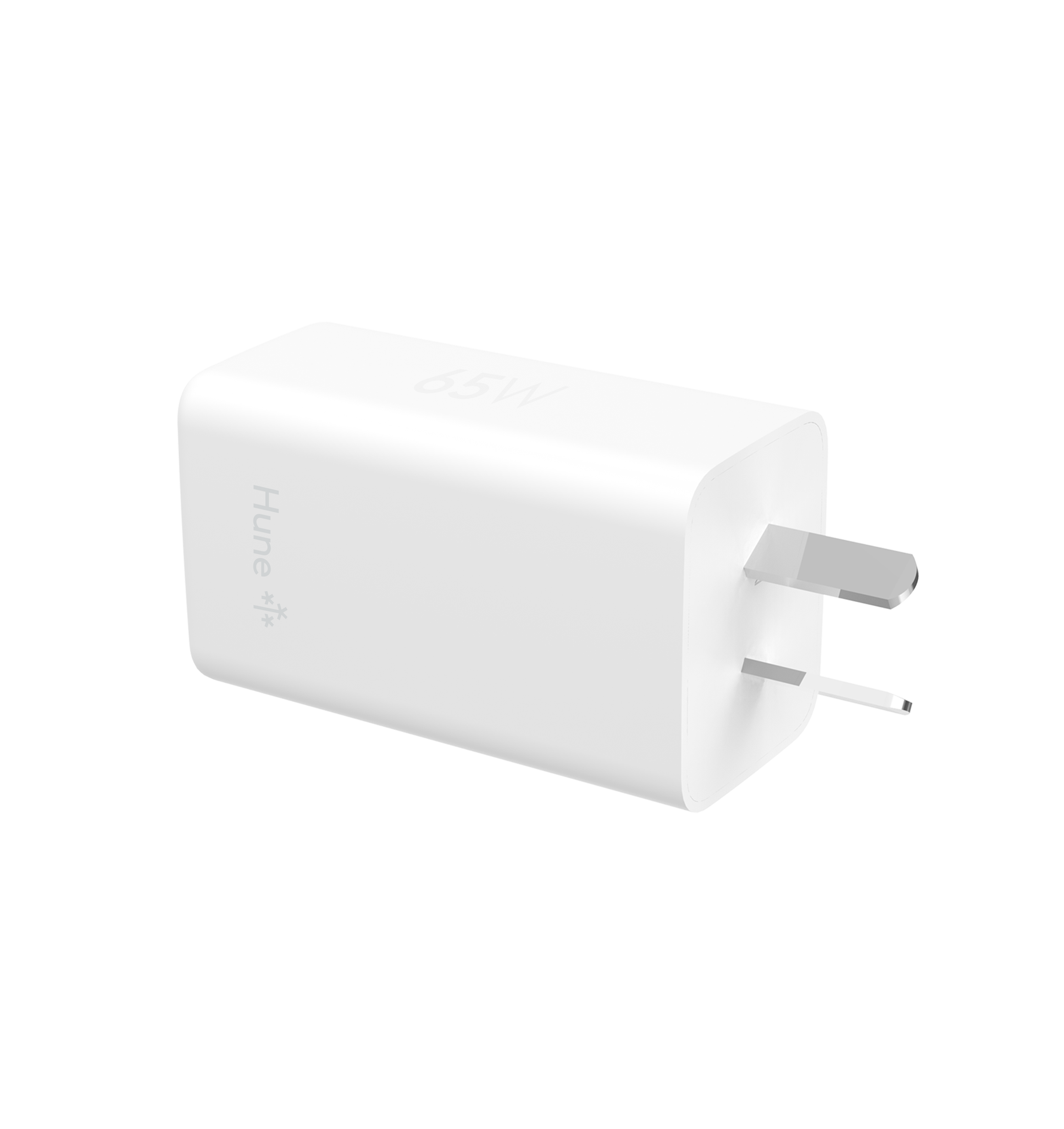 Cargador 65w Hune Nómade Rápido Usb A/c + Cable Tipo C Eco Blanco, foto 2 de 3